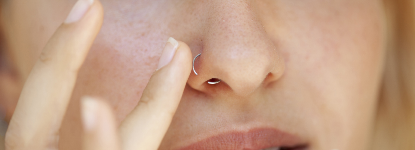 Solution de soins des trous d'oreille Désinfection Trou nasal Soins  postopératoires pour réduire les allergies